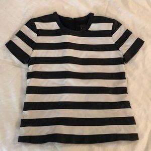 Theory Leather T-Shirt